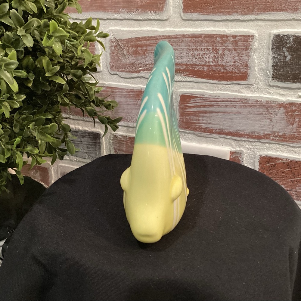 Ceramic Crafted Fish Decor - Bathroom - Kitchen - Porch - Gently Used - Nice - Picture 2 of 7